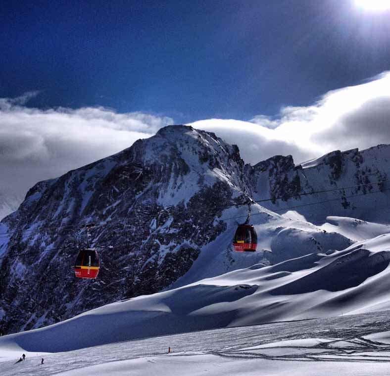 Ski spots in Austria