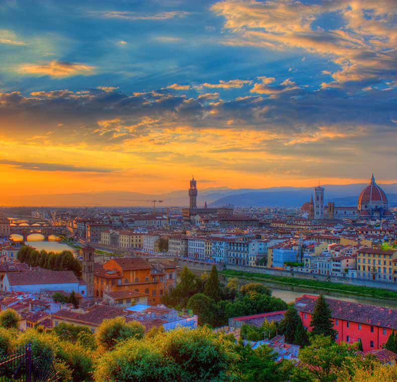 The top cities in Italy