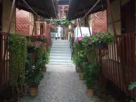 Walkway from GH to Pavillion and River