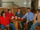 Enjoying a cup of coca tea