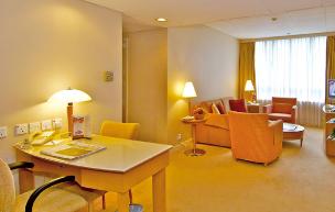 Bedroom of a Family Suite