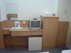 Room facilities.