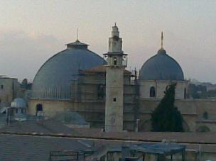the holly supluchur from the hostel roof