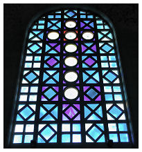 Church Window with Hebron Glass