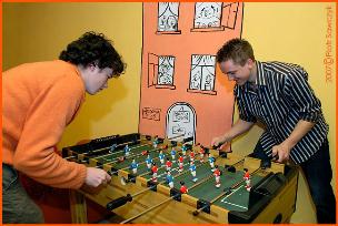 our fussball table