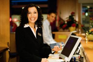 Reception desk