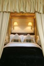 Many of the rooms have four poster beds
