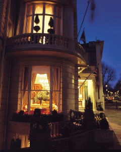 The boutique hotel was a former Victorian mansion