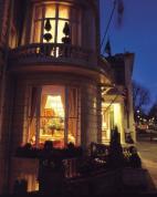 The boutique hotel was a former Victorian mansion