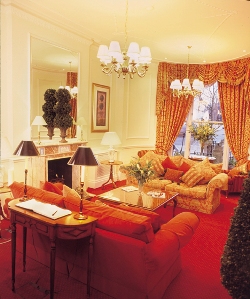 Complimentary Port is served in reception