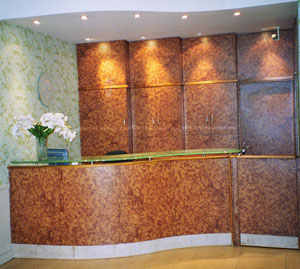 Reception area