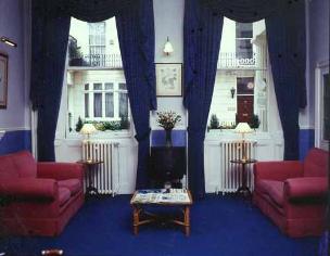Stylish guest lounge
