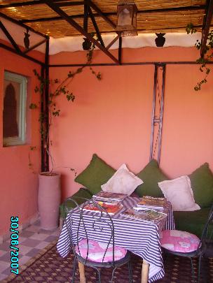Terrace outside Room 4.