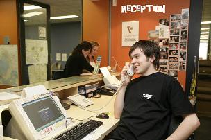 Reception is open 24 hours