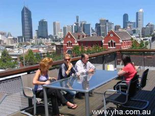 Rooftop BBQ area and deck