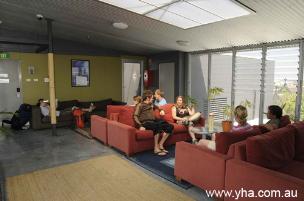 Rooftop lounge area