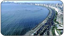 View of Marine Drive from the Hotel