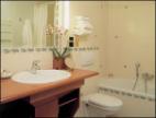 the bathroom
