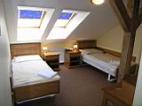Room attic slanted ceiling
