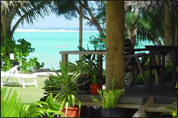 Lagoon view bungalow with ocean view