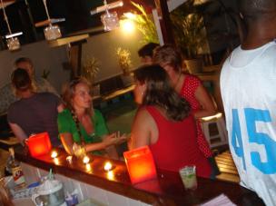 Bar at night