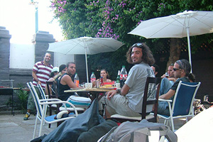 Patio, garden & BBQ area