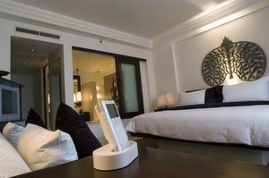 Guestroom with iPod