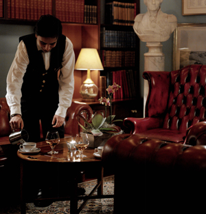 Victory Hotel library
