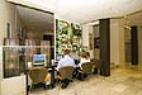 Internet cafe and wireless in all rooms