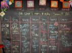 Weekly event board