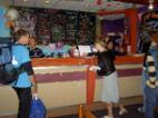 Checking into the hostel