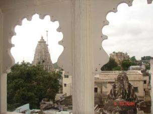 VIEW FROM RESTAURANT CITY PALACE AND JAGDISH TEMPEL
