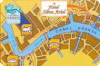Direction-  map color - hotel