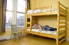 A dorm room