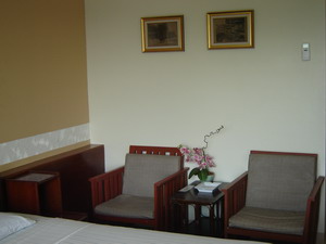 Art inside the room.