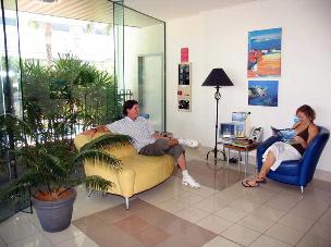 Discuss and book tours in the comfortable reception area