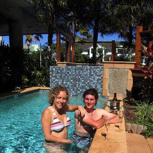 Dive on in to our Sparkling Pool