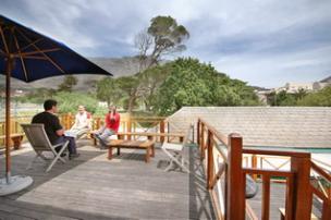 Mountain view deck