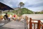Mountain view deck