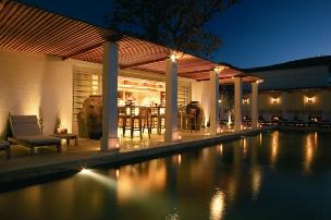 Pool Bar at night