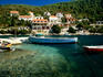 Boats moored on the beautiful island of Korcula on the Southern Dalmatian Coast.