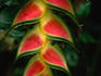 Tropical heliconia in the Corcovado National Park.