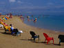 Tourists at Dead Sea beach.