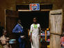 Young girl shopkeeper in a village on Zanzibar Island