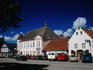 The central square or Kesk valjak in Kuressare on Saaremaa Island