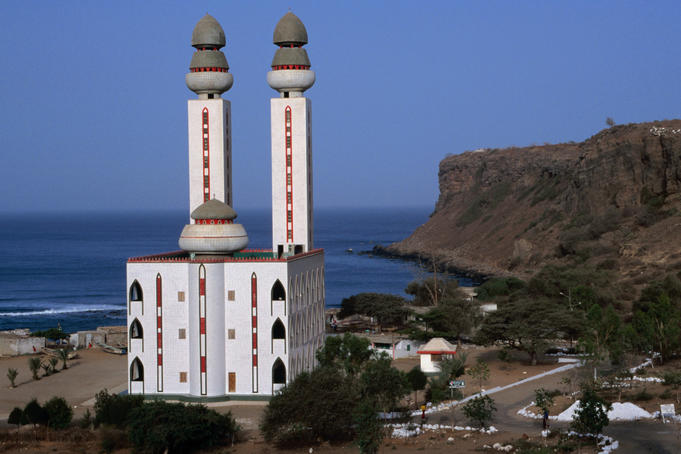 The mosque of Plage d'Ouakam.