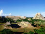 The town of Uxmal was first occupied around 600AD and rediscovered by archaeologists in the 19th century.