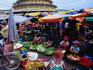 The colourful stalls of New Market in Phnom Penh