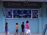 Avarua locals check out whats showing at the Empire Theatre.