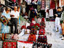 Tourists at market at Plaka.